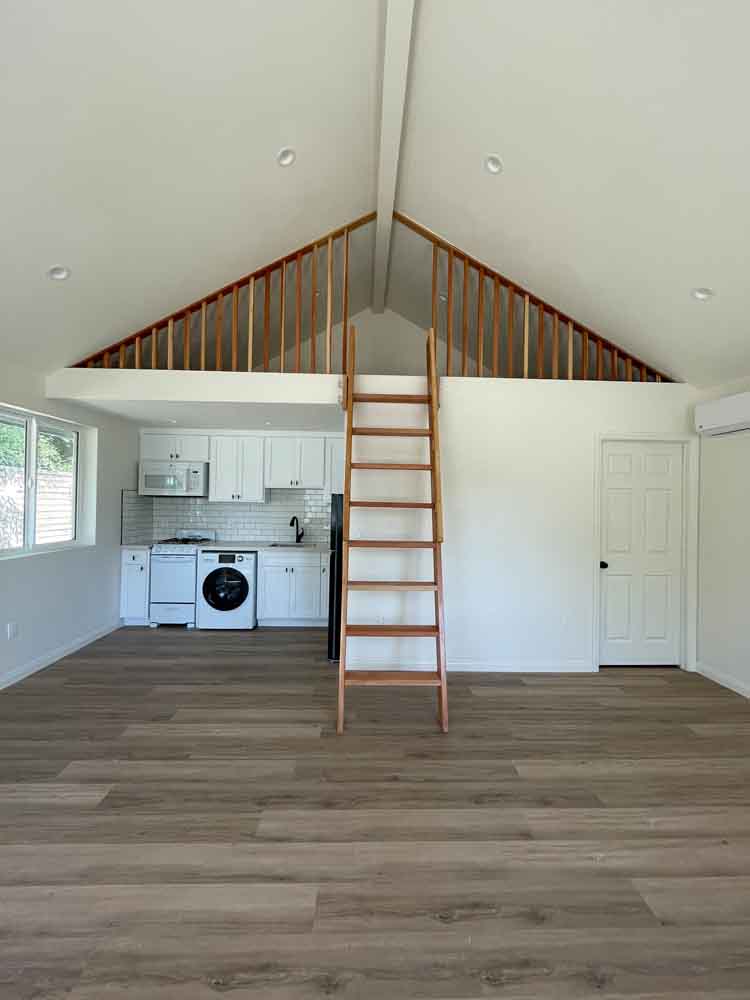 inside adu RELA Remodeling ADU Garage Conversion Contractor Project in Winnetka