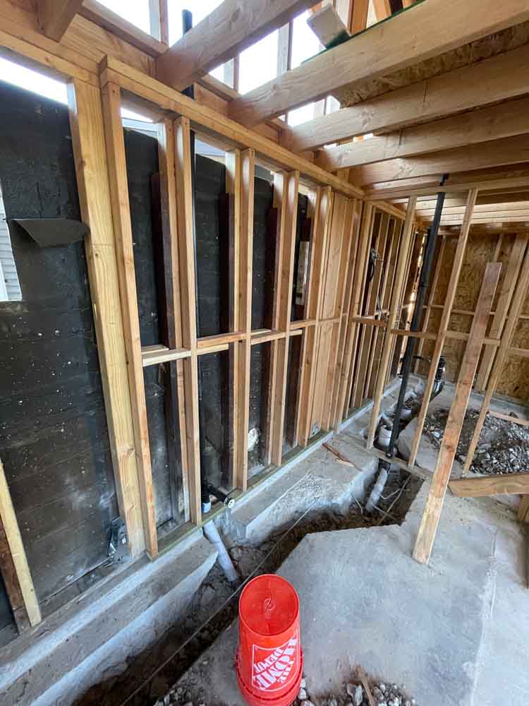 work process framing and windows RELA Remodeling ADU Garage Conversion Contractor Project in Winnetka