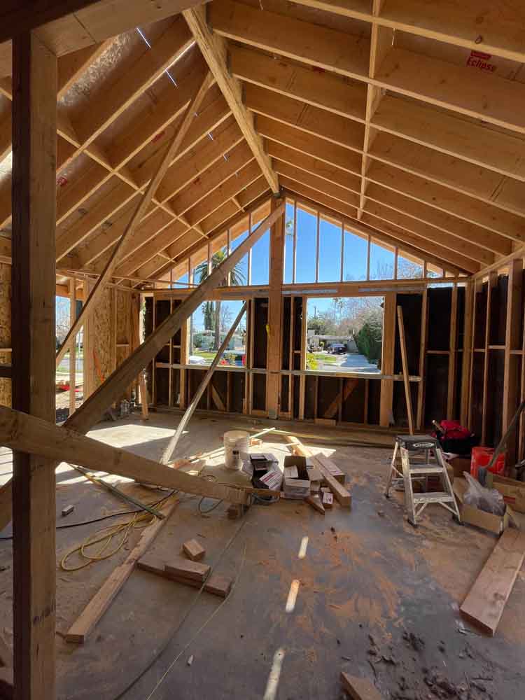 work process roofing RELA Remodeling ADU Garage Conversion Contractor Project in Winnetka